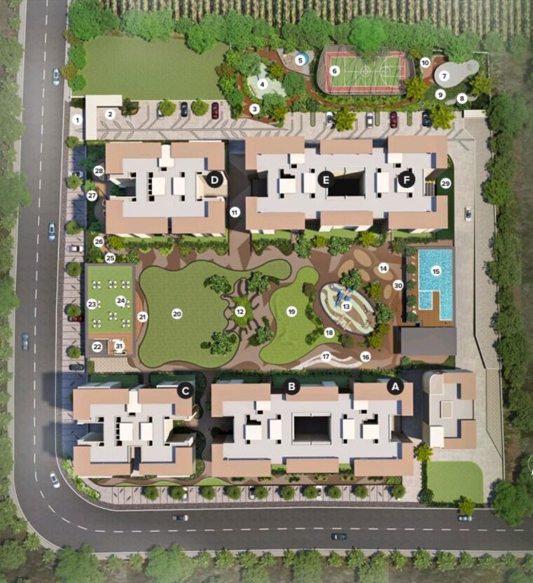 Master Plan, punawale 2 Bedroom 760 Sq.Ft. Apartment In Punawale Pune 10253631