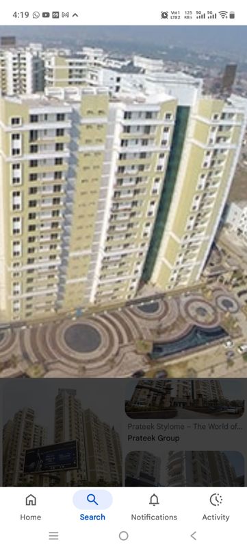 4 BHK + Pooja Room,Servant Room,Study Room,Extra Room 3000 Sq.Ft. Apartment in Prateek Stylome