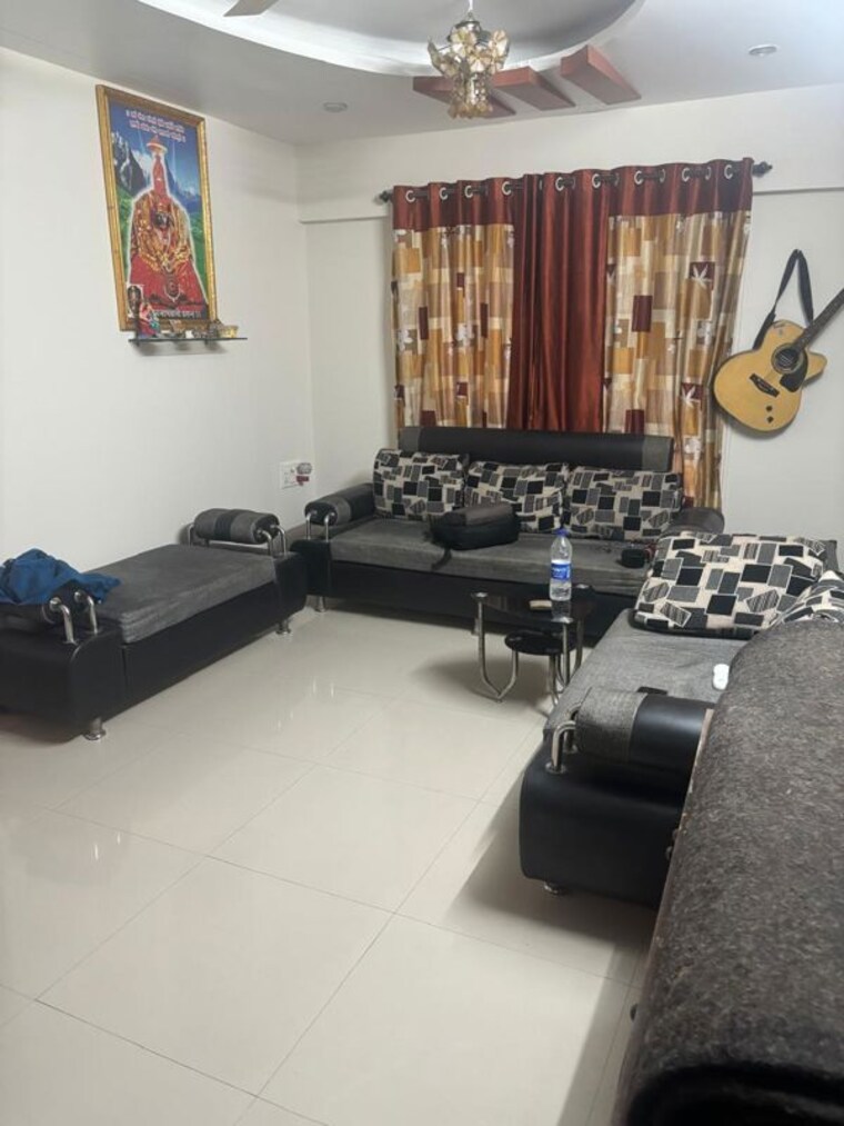 Living Room, dwarka-suncrest-phase-2 3 Bedroom 1300 Sq.Ft. Apartment In Rahatani Pune 10253808