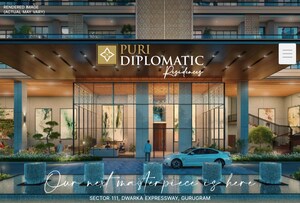 3.5 BHK Apartment – Exterior View View at Puri Diplomatic Residences, Sector 111 - for Sale