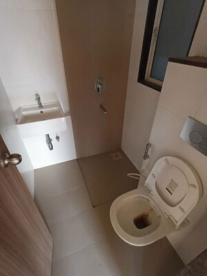 Bathroom in 1 BHK Apartment at Godrej Tranquil, Kandivali East – for Rent