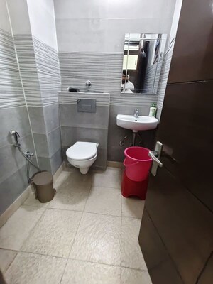 Bathroom in 2 BHK Builder Floor at Sector 9 – for Rent