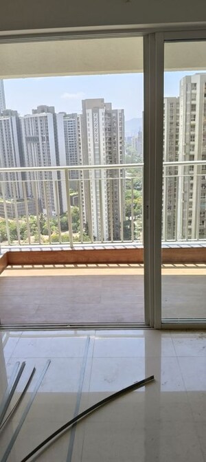 Balcony in 2 BHK Apartment at Lodha Amara, Kolshet Road – for Rent