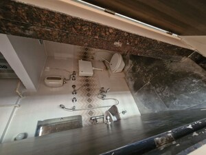 Bathroom in 1 BHK Apartment at Poonam Park View, Virar West – for Rent