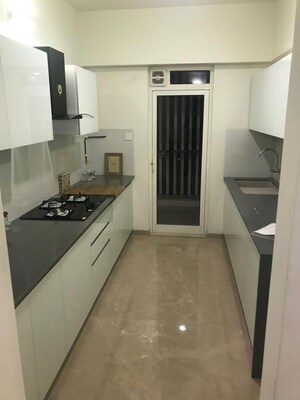 Kitchen in 3 BHK Apartment at Godrej The Trees, Vikhroli East – for Rent