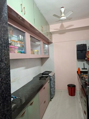 Kitchen in 2 BHK Apartment at HDIL Dheeraj Kiran, Malad West – for Rent