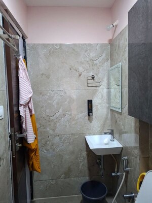 Bathroom in 2 BHK Apartment at HDIL Dheeraj Kiran, Malad West – for Rent