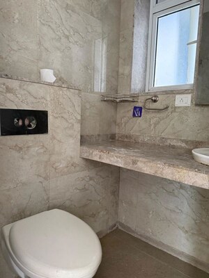 Bathroom in 2 BHK Apartment at LnT Realty Crescent Bay, Parel – for Rent