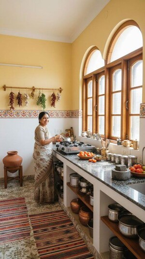 Kitchen in 3 BHK Villa at Mysore Road – for Sale