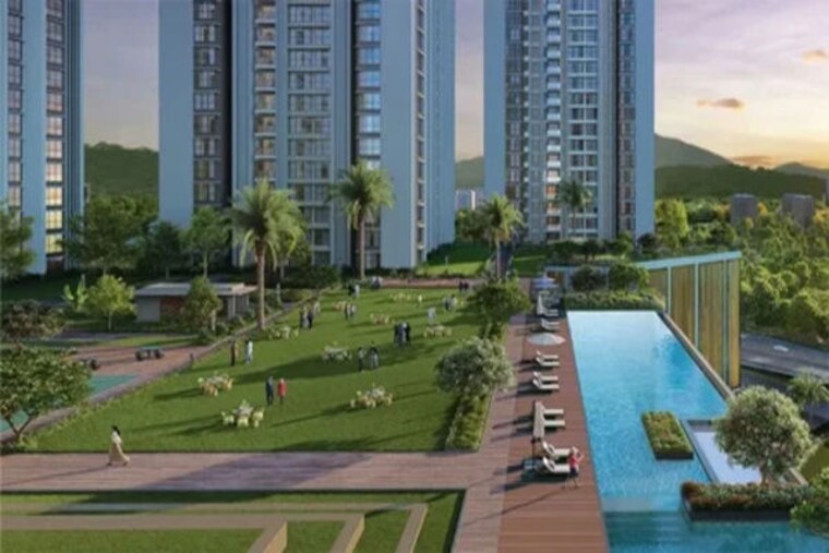 Swimming Pool, purva-estrella 2 Bedroom 780 Sq.Ft. Apartment In Lokhandwala Mumbai 10254055