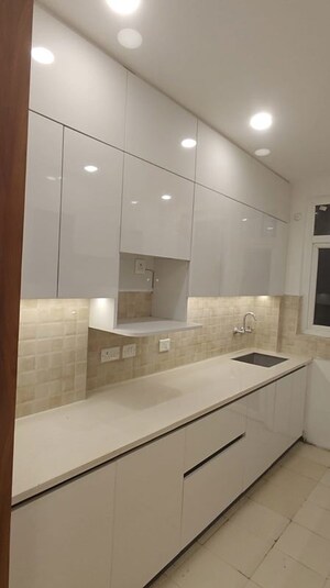 Kitchen in 3 BHK Apartment at Amrapali Heartbeat City, Sector 107 – for Rent