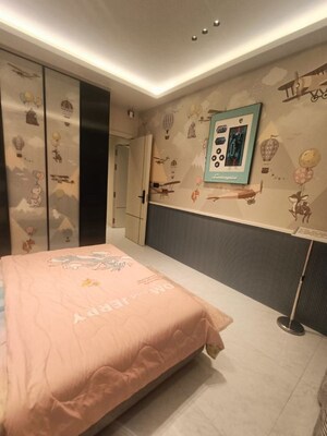 Bedroom in 3 BHK Apartment at Pam Solitaire Castle, Vasai West – for Sale