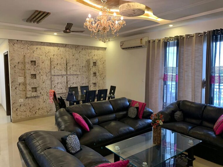 Living Room, ats-golf-meadows-lifestyle 3 Bedroom 1900 Sq.Ft. Apartment In Central Derabassi Chandigarh 10254318