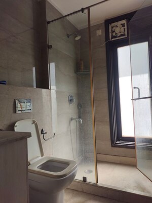 Bathroom in 3 BHK Builder Floor at Lajpat Nagar Iii – for Rent