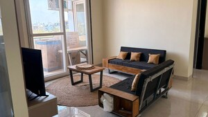 Living Room in 1 BHK Apartment at Ardee City, Sector 52 – for Rent