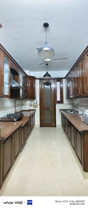 Kitchen in 3 BHK Apartment at Defence Colony – for Rent
