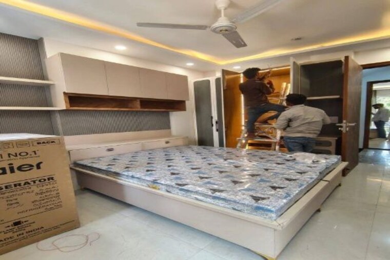 Bedroom, malibu town 1 RK 600 Sq.Ft. Builder Floor In Malibu Town Gurgaon 10254446