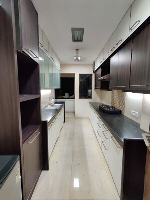 Kitchen in 3 BHK Apartment at Golden Rock, Bandra West – for Rent