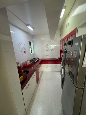 Kitchen in 3 BHK Apartment at Saarrthi Shilp, Kothrud – for Sale