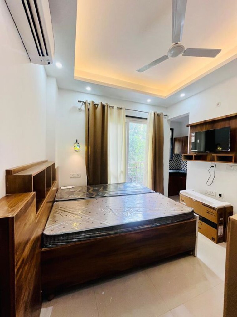Living Room, malibu town 1 Bedroom 800 Sq.Ft. Builder Floor In Malibu Town Gurgaon 10254646