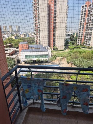 Balcony in 2.5 BHK Apartment at Mahindra Aura, Sector 110a – for Rent