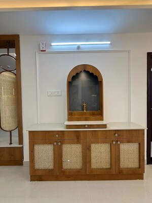 Building Lobby in 3 BHK Apartment at SMR Vinay Iconia Hyderabad, Kondapur – for Rent