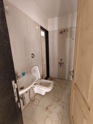 Bathroom in 1 BHK Apartment at Puranik Aarambh, Ghodbunder Road – for Rent