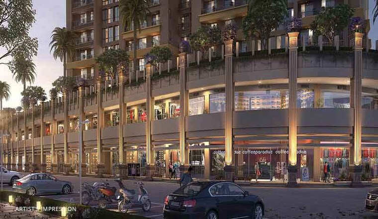 Exterior View, paradise-sai-world-city-phase-2 2.5 Bedroom 926 Sq.Ft. Apartment In New Panvel Navi Mumbai 10254874