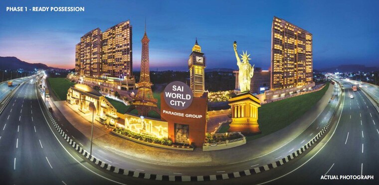 Exterior View, paradise-sai-world-city-phase-2 2.5 Bedroom 926 Sq.Ft. Apartment In New Panvel Navi Mumbai 10254874