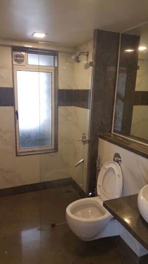 Bathroom in 3 BHK Apartment at Ekta Iris, Khar West – for Rent