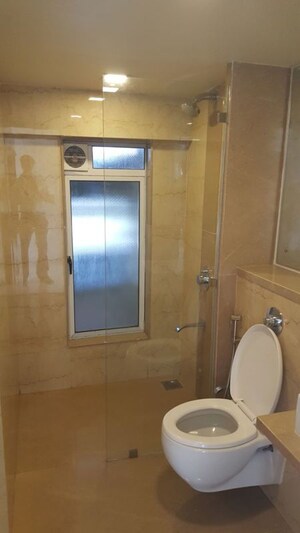 Bathroom in 3 BHK Apartment at Ekta Iris, Khar West – for Rent