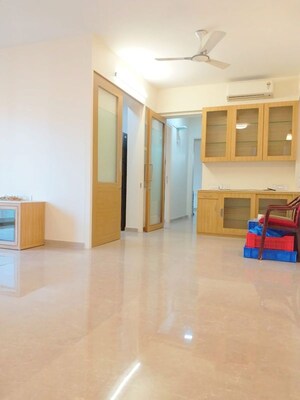 Living Room in 3 BHK Apartment at Kalpataru Sparkle, Bandra East – for Rent