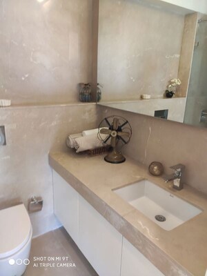 Bathroom in 3 BHK Apartment at Godrej The Trees, Vikhroli East – for Rent