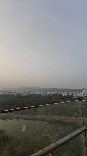 Balcony in 2 BHK Apartment at Magarpatta Nanded City Sargam, Sinhagad – for Rent