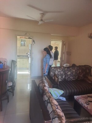 Living Room in 3 BHK Apartment at Mahindra Aura, Sector 110a – for Rent