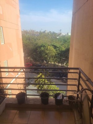 Staircase in 3 BHK Apartment at Mahindra Aura, Sector 110a – for Rent