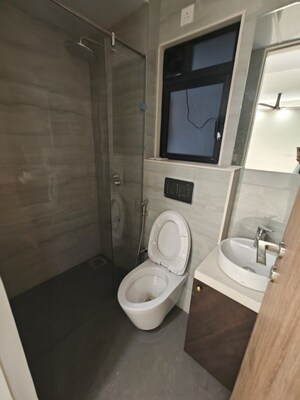 Bathroom in 2 BHK Apartment at Abhinav Naigaon CHS, Dadar East – for Rent