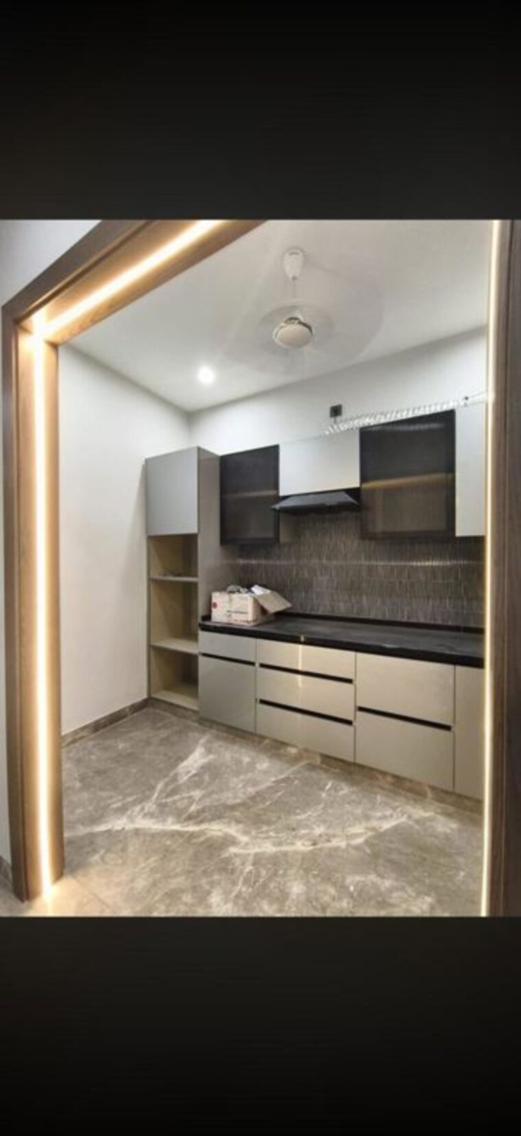 Kitchen, kalkaji 3 Bedroom 1800 Sq.Ft. Builder Floor In Kalkaji Delhi 10255633