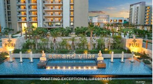 Swimming Pool in 3.5 BHK Apartment at Puri Diplomatic Residences, Sector 111 – for Sale