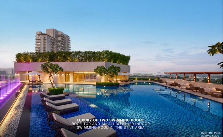 Swimming Pool, puri-diplomatic-residences 3.5 Bedroom 2380 Sq.Ft. Apartment In Sector 111 Gurgaon 10255637