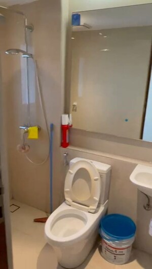 Bathroom in 2 BHK Apartment at One Hiranandani Park, Ghodbunder Road – for Rent