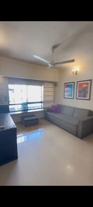 Living Room in 1 BHK Apartment at Link Garden, Andheri West – for Rent