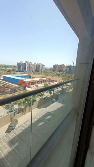 Balcony in 2 BHK Apartment at Aashray Arise, Shilaj – for Rent
