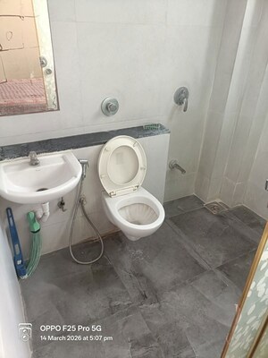 Bathroom in 2 BHK Apartment at Aashray Arise, Shilaj – for Rent