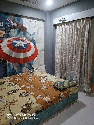 Bedroom in 2 BHK Apartment at Aashray Arise, Shilaj – for Rent