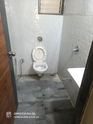 Bathroom in 2 BHK Apartment at Aashray Arise, Shilaj – for Rent