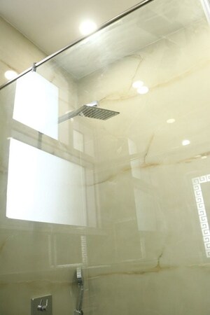 Bathroom in 4 BHK Builder Floor at New Friends Colony – for Rent