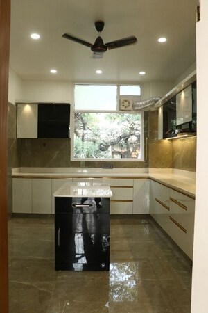 Kitchen in 4 BHK Builder Floor at New Friends Colony – for Rent