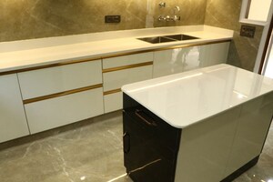 Kitchen in 4 BHK Builder Floor at New Friends Colony – for Rent