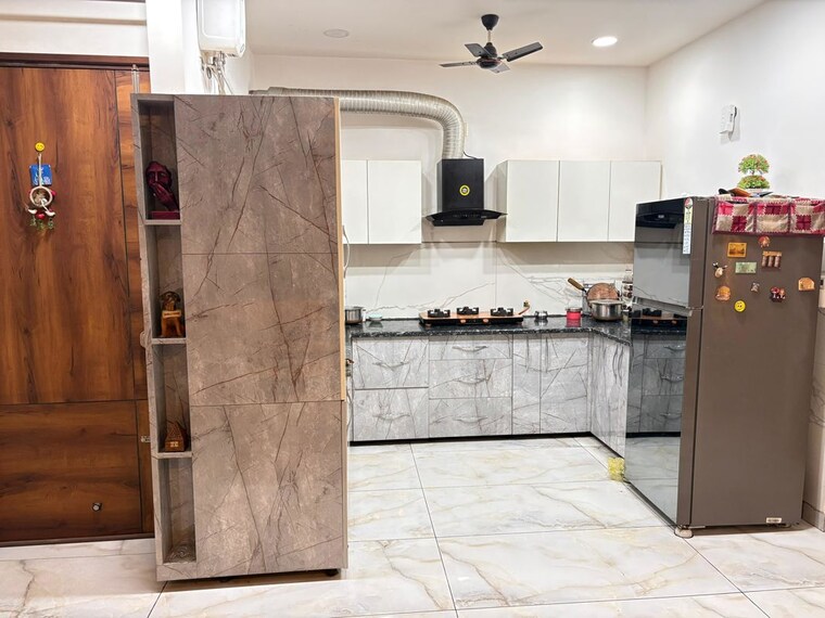 Kitchen, pir machalla 3 Bedroom 1200 Sq.Ft. Builder Floor In Pir Machalla Zirakpur 10247661